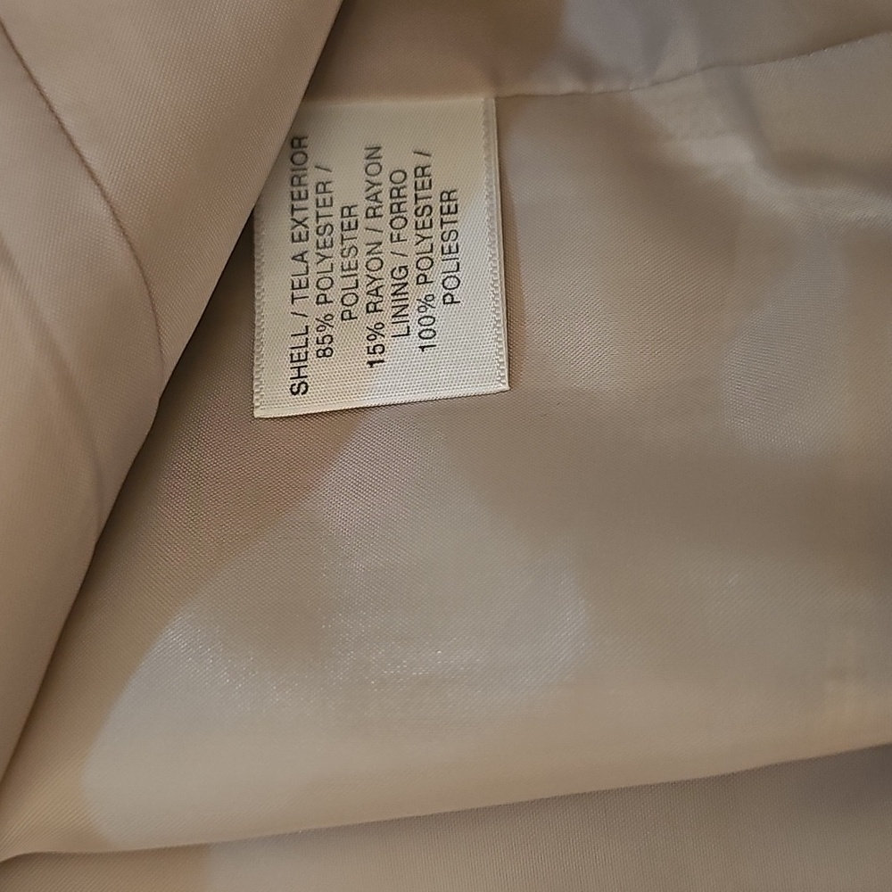 East 5th Blazer and Skirt Set Beige Size 16W - Picture 5 of 10